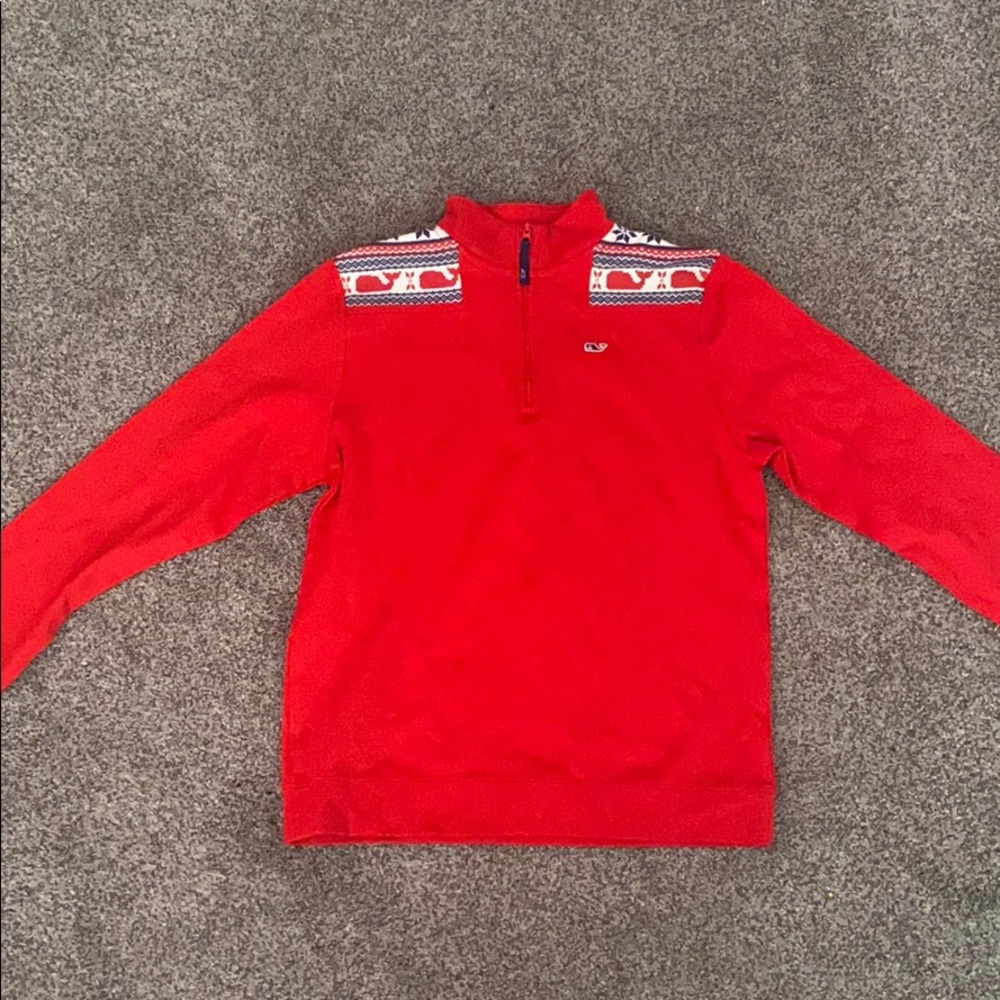 Red Vineyard Vines Sweatshirt